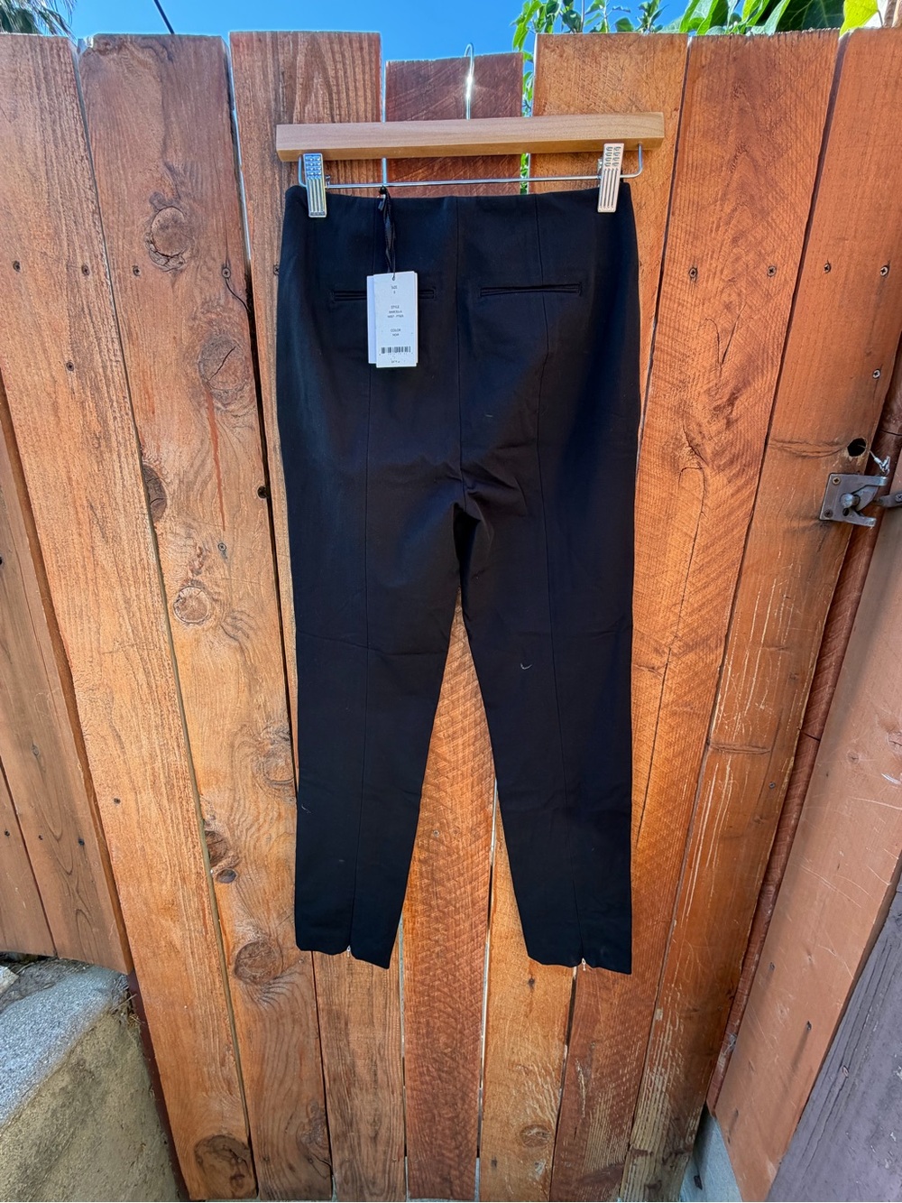 NWT WOMEN THE SCRIPT MARCELLA BLACK ANKLE PANTS SZ 0